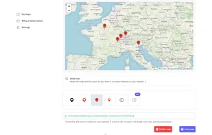 Maps creation and editing