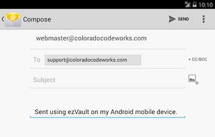 ezVault screenshot 1