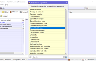 Clipboard Management