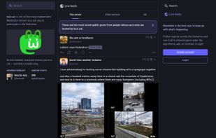 Mastodon Glitch Edition screenshot 1