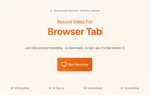 screen recorder 
home page 