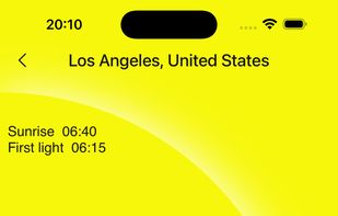 Sunrise Sunset Tracker screenshot 3
