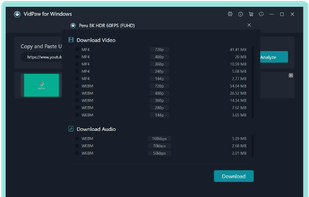Select to Download Videos on Win