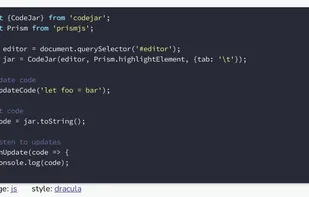 CodeJar screenshot 1