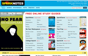Sparknotes in 2006.