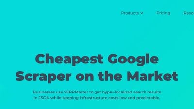 SERPMaster front page