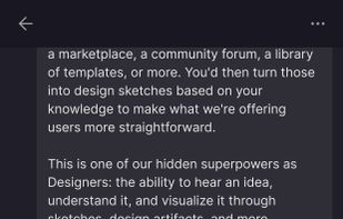 Bloks' note-card transformation feature, which allows users to use preset AI prompts or their own to transform notes into whatever they wish.