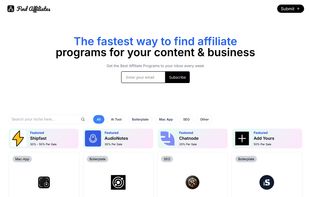 Find Affiliates screenshot 1