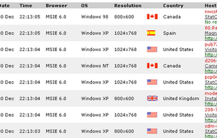 Statcounter screenshot 2