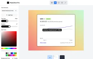 add text, change text color and background