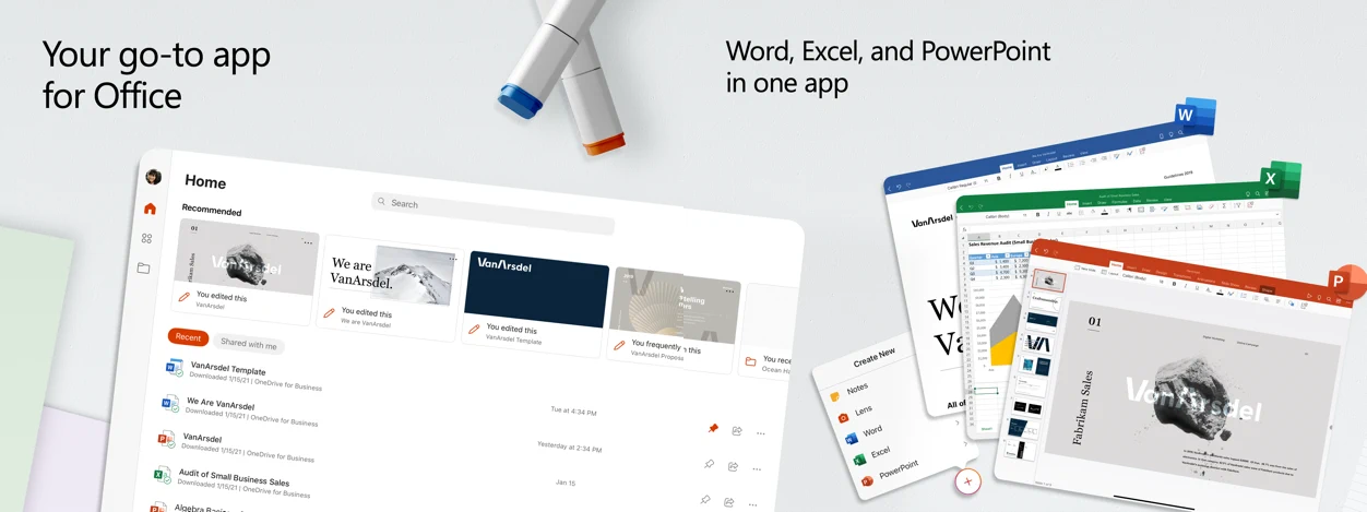 Microsoft has launched a unified Office app for iPad that includes Word, Excel, and PowerPoint
