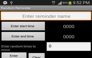 Random Reminder screenshot 1