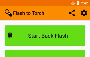 Flash to Torch - A magnifier with flashlight screenshot 1