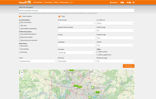 And search for your host in the city where you want to stay