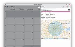 Merkuro Calendar screenshot 2