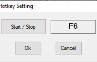 OP Auto Clicker 3.0 Hotkey Setting