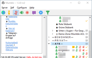 Client (Mumble 1.3.0)