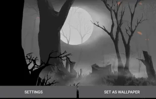 Spooky Forest Live Wallpaper screenshot 1
