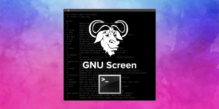 GNU Screen 5.0 released with rewritten authentication, new commands, and more image