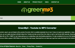 Green MP3 screenshot 1