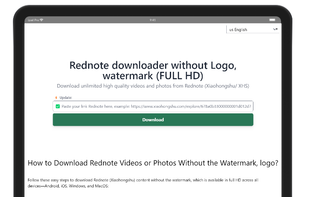 Rednote Downloader screenshot 1