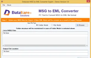 DataVare screenshot 2