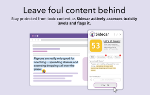 Assess toxic content