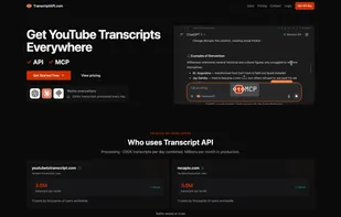 TranscriptAPI screenshot 1