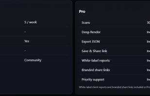 WCAGScans screenshot 2