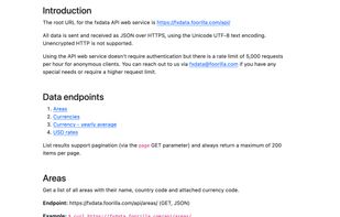 fxdata.foorilla.com screenshot 1