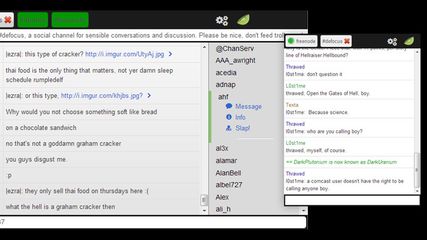 Kiwi IRC screenshot 1