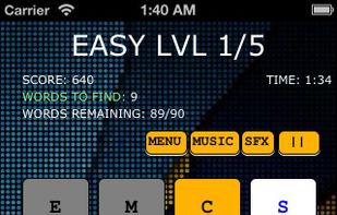 4WORD4 Word Game screenshot 1