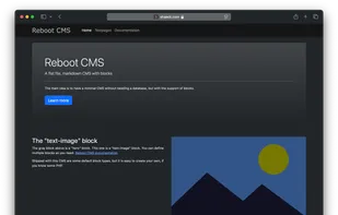 Reboot CMS screenshot 1