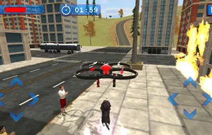 Drone Helicopter City Rescue screenshot 1