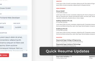 Reactive Resume screenshot 3