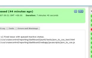 CruiseControl screenshot 1