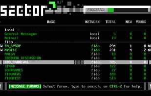 Mystic BBS screenshot 1