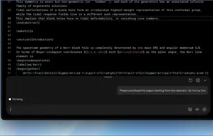 OpenAI Prism screenshot 2