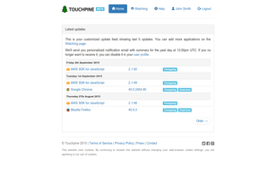 Touchpine screenshot 1