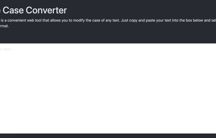 CaseConvertOnline screenshot 1