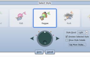 Microsoft Songsmith screenshot 1
