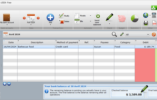 Emjysoft Personal Finance screenshot 1