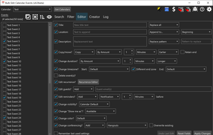 Bulk Edit Calendar Events screenshot 1