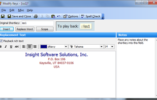 ShortKeys screenshot 2