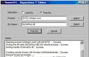Dll Injector screenshot 1