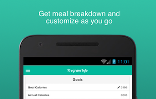 Fitness Meal Planner - Your Nutrition Coach screenshot 1