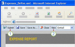 InfoPath screenshot 1