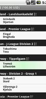 Soccer Livescores screenshot 1