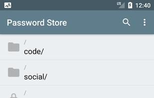 Password Store screenshot 1