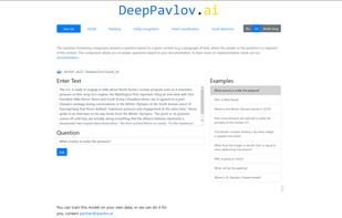 DeepPavlov screenshot 1